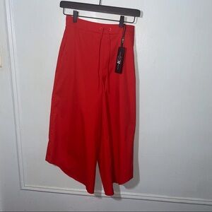 Luisa Cerano Wide Legged Orange Trouser Size 4